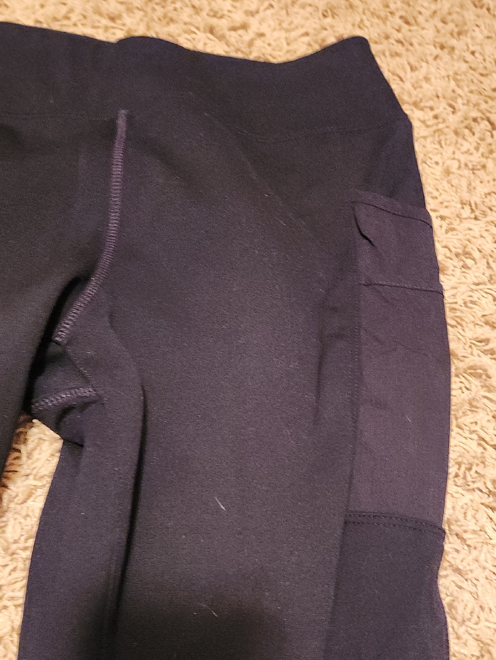 Carhartt Black Fitted Pants Woamns Size Large - Picture 3 of 9